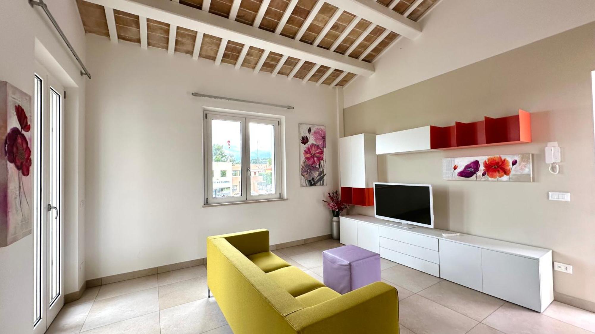 S023 - Sirolo, Magnifico Trilocale Design Con Terrazzo Apartment ภายนอก รูปภาพ