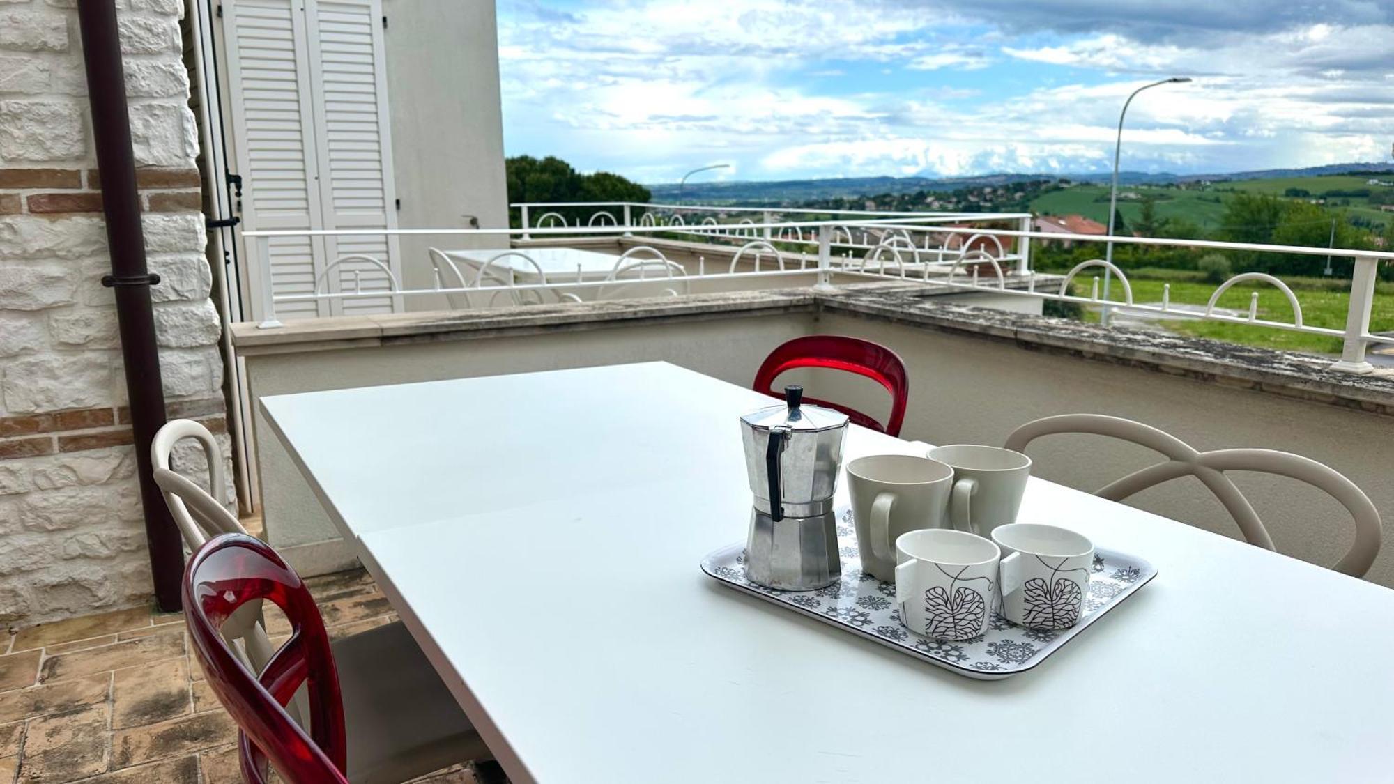 S023 - Sirolo, Magnifico Trilocale Design Con Terrazzo Apartment ภายนอก รูปภาพ