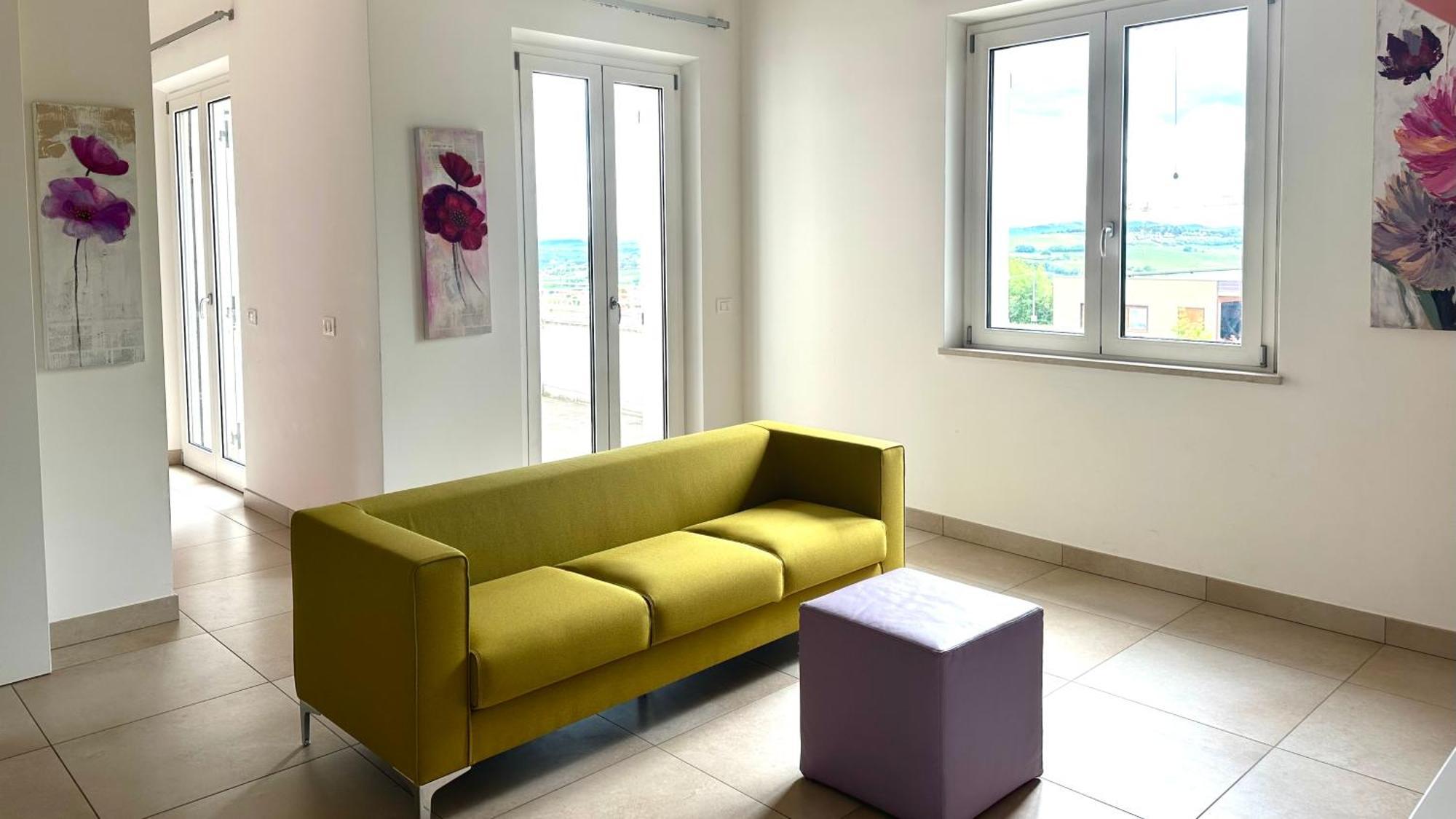 S023 - Sirolo, Magnifico Trilocale Design Con Terrazzo Apartment ภายนอก รูปภาพ